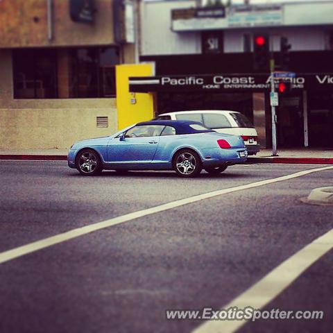 Bentley Continental spotted in Corona Del Mar, California