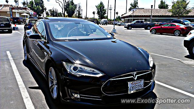 Tesla Model S spotted in Riverside, California