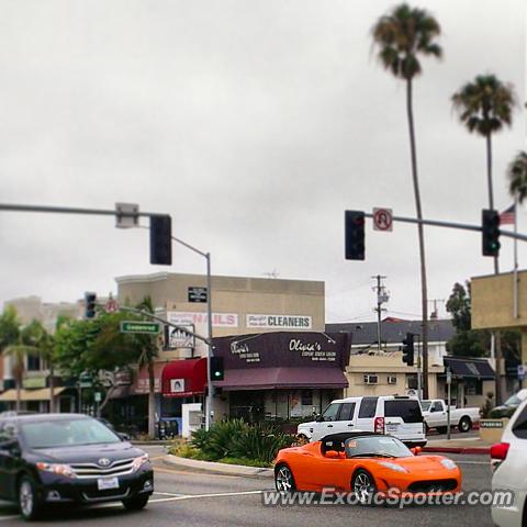 Tesla Roadster spotted in Corona Del Mar, California