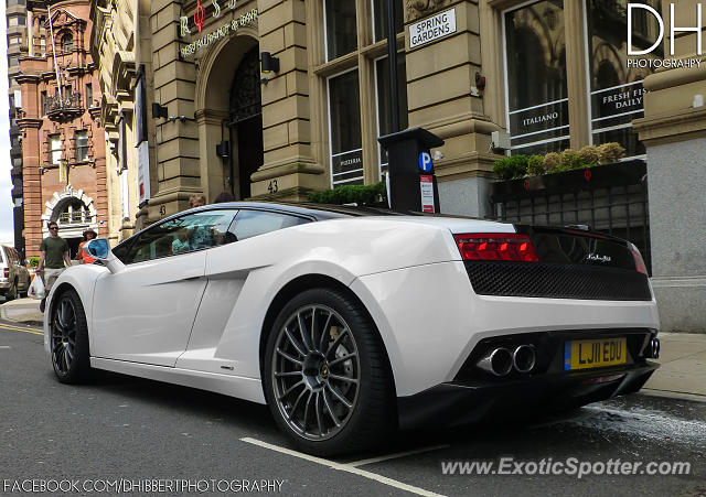 Lamborghini Gallardo spotted in Manchester, United Kingdom