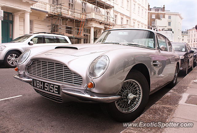 Aston Martin DB6 spotted in London, United Kingdom