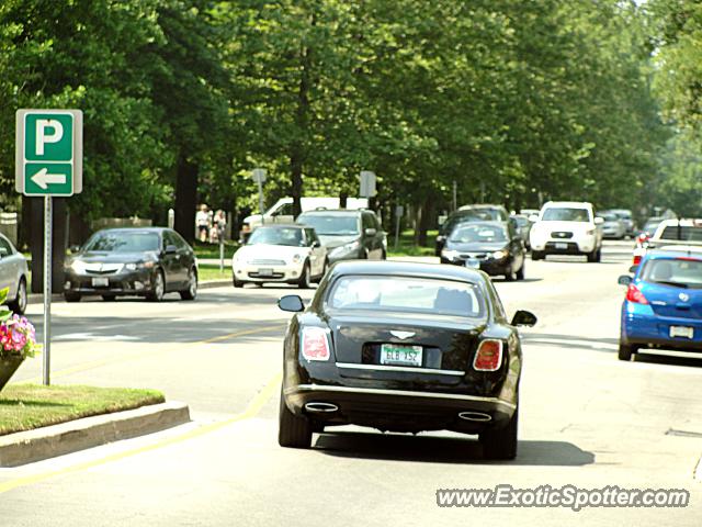 Bentley Mulsanne spotted in NOTL,On, Canada