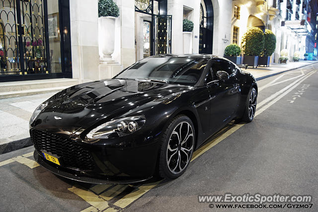 Aston Martin Zagato spotted in Paris, France
