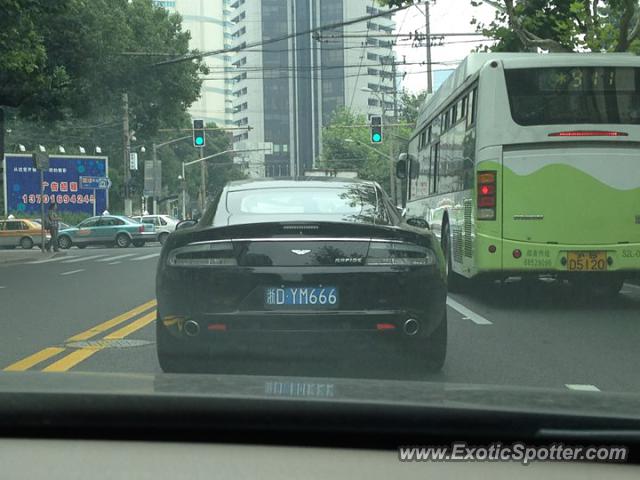 Aston Martin Rapide spotted in Shanghai, China