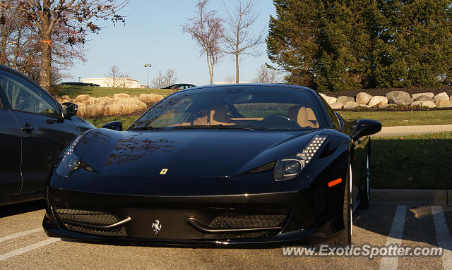 Ferrari 458 Italia spotted in Columbus, Ohio