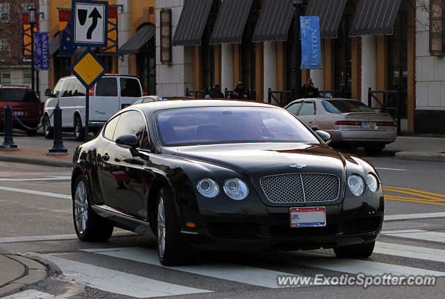 Bentley Continental spotted in Columbus, Ohio
