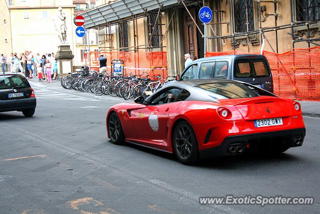 Ferrari 599GTO spotted in Florence, Italy