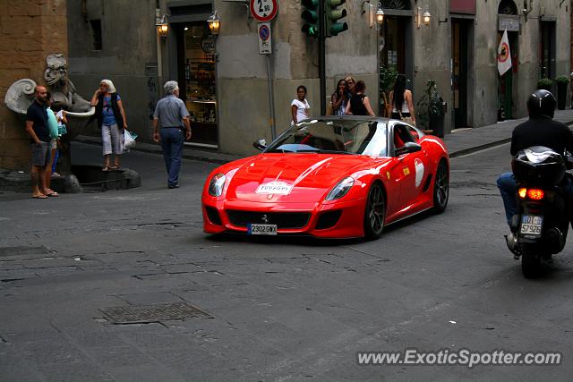 Ferrari 599GTO spotted in Florence, Italy