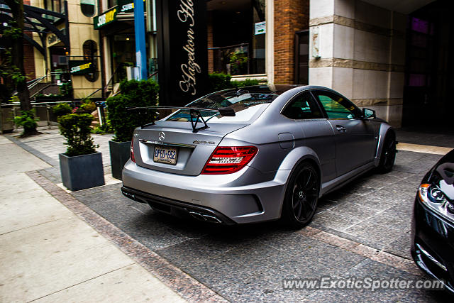 Mercedes C63 AMG Black Series spotted in Toronto, Canada