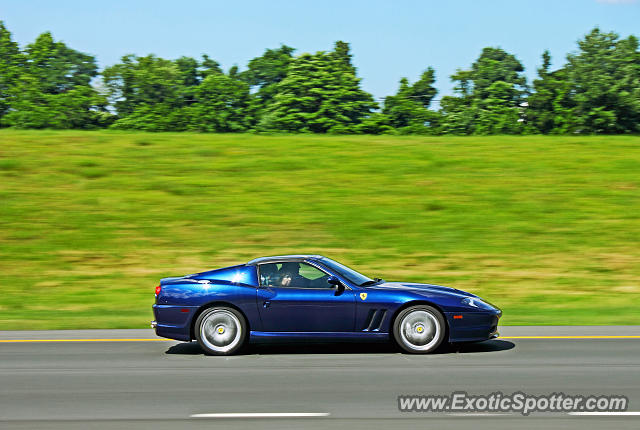 Ferrari 575M spotted in Parkway, New Jersey