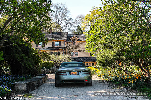 Aston Martin DB9 spotted in South Salem, New York