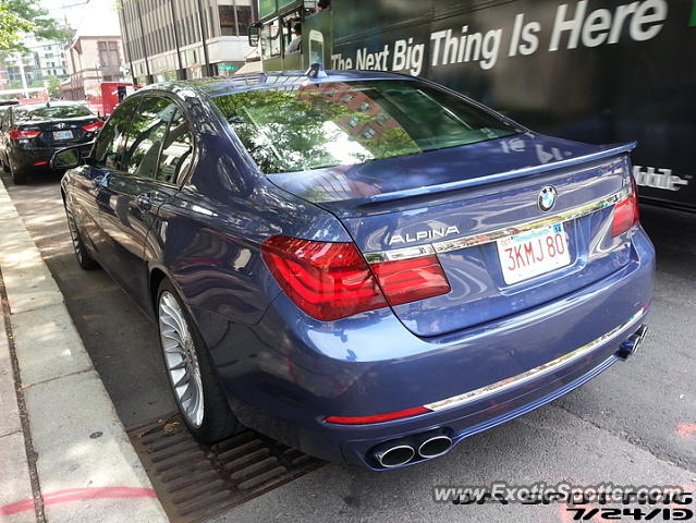 BMW Alpina B7 spotted in Boston, Massachusetts