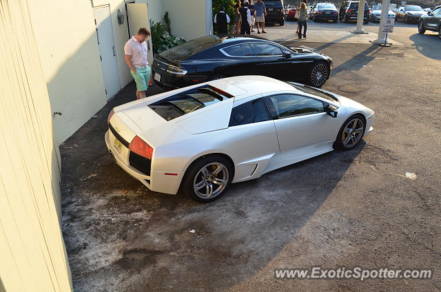 Lamborghini Murcielago spotted in Greenwich, Connecticut