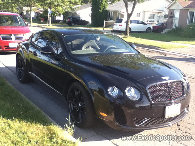 Bentley Continental spotted in London  Ontario, Canada