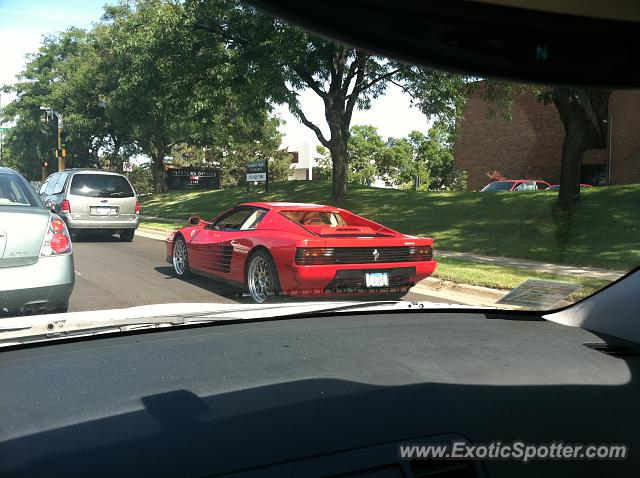 Ferrari Testarossa spotted in Eden Prarie, Minnesota