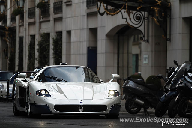 Maserati MC12 spotted in Paris, France