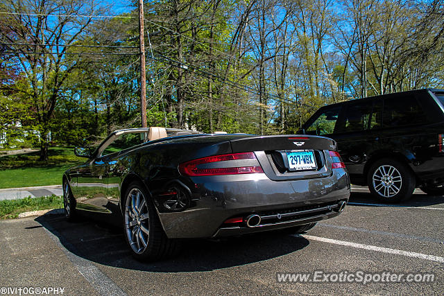 Aston Martin DB9 spotted in Greenwich, Connecticut
