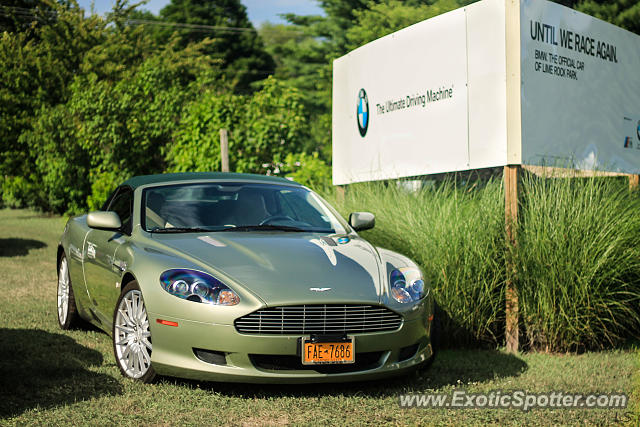 Aston Martin DB9 spotted in Lakeville, Connecticut