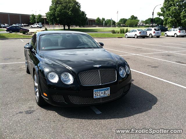 Bentley Continental spotted in Burnsville, Minnesota