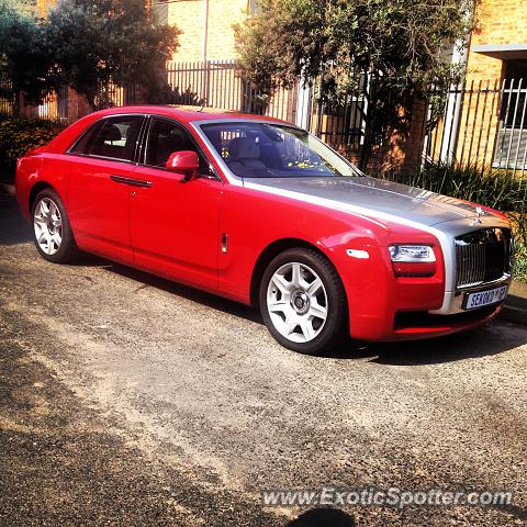Rolls Royce Ghost spotted in Johannesburg, South Africa
