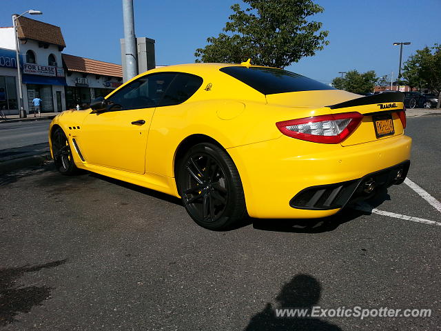 Maserati GranTurismo spotted in Long beach, New York