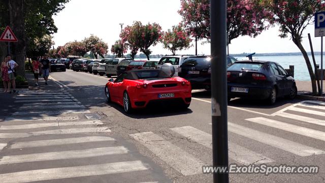 Ferrari F430 spotted in Garda lake, Italy