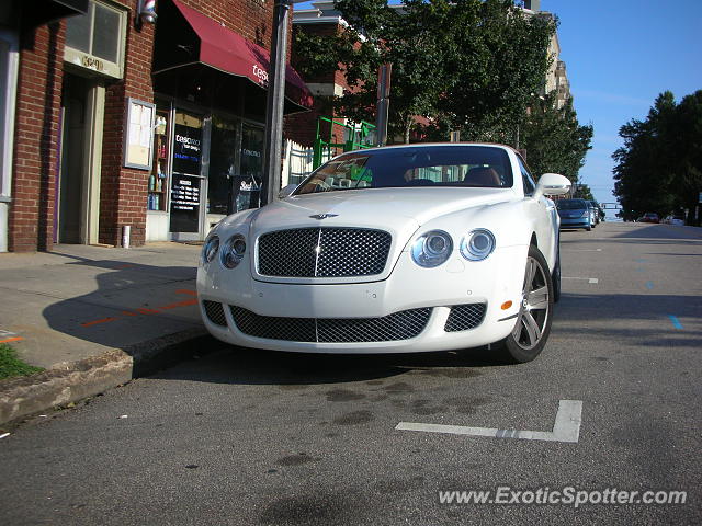 Bentley Continental spotted in Raleigh, North Carolina