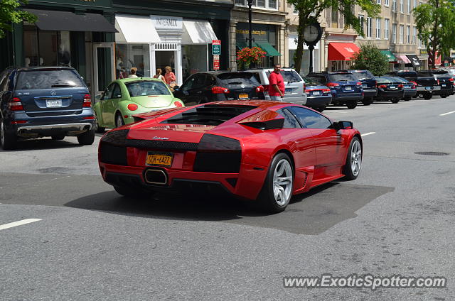 Lamborghini Murcielago spotted in Greenwich, Connecticut