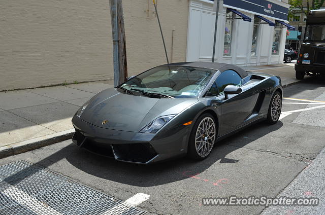 Lamborghini Gallardo spotted in Greenwich, Connecticut