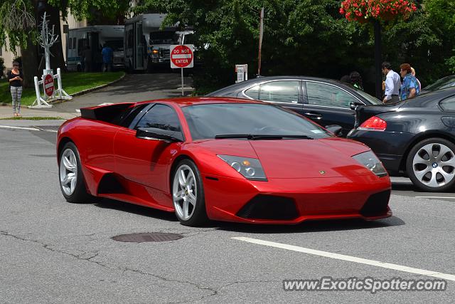 Lamborghini Murcielago spotted in Greenwich, Connecticut