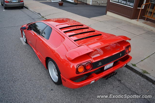 Lamborghini Diablo spotted in Greenwich, Connecticut