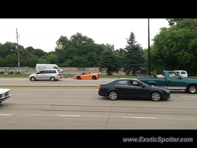 Lamborghini Gallardo spotted in Dearborn, Michigan