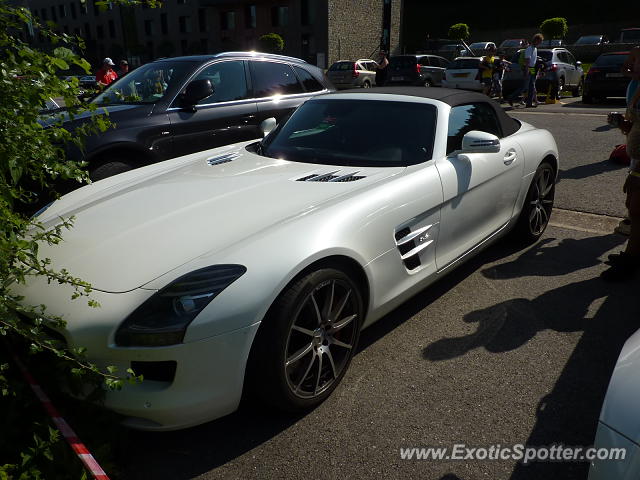 Mercedes SLS AMG spotted in Stavelot, Belgium
