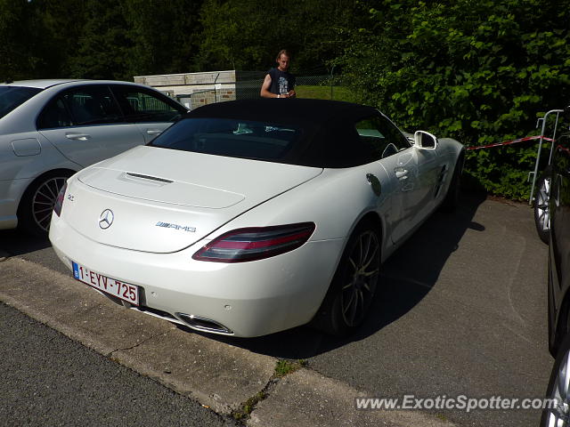 Mercedes SLS AMG spotted in Stavelot, Belgium