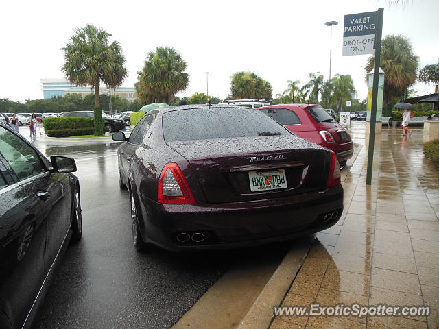 Maserati Quattroporte spotted in Palm Beach, Florida