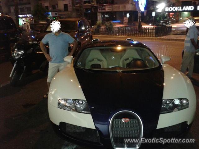 Bugatti Veyron spotted in Beirut, Lebanon