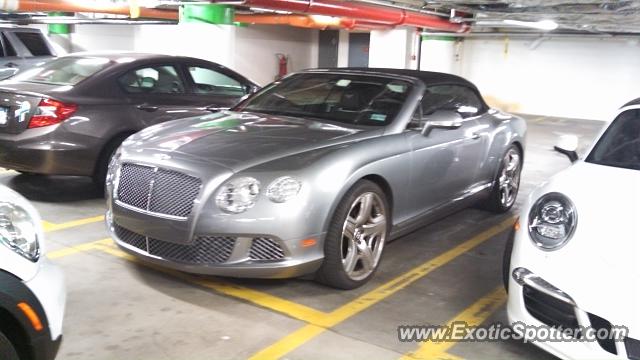 Bentley Continental spotted in Boston, Massachusetts