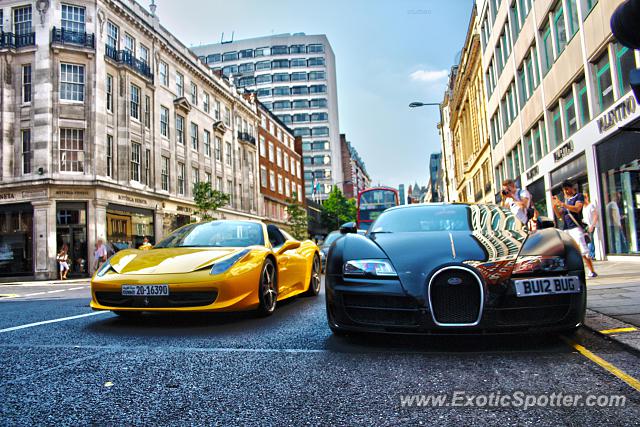 Bugatti Veyron spotted in London, United Kingdom