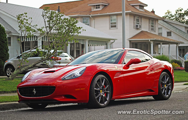 Ferrari California spotted in Deal, New Jersey