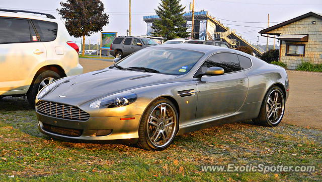 Aston Martin DB9 spotted in Watkins Glen, New York