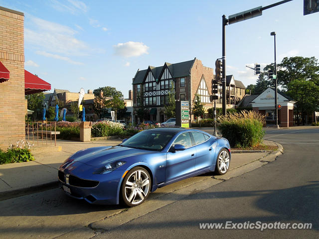 Fisker Karma spotted in Glencoe, Illinois