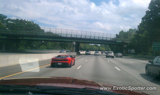 Lamborghini Gallardo spotted in Newton, Massachusetts