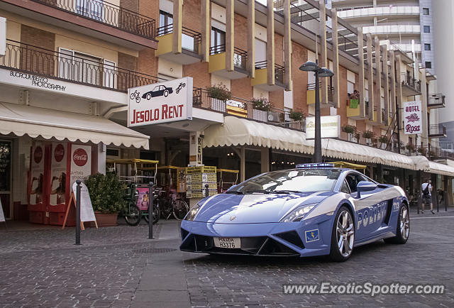 Lamborghini Gallardo spotted in Jesolo Beach, Italy