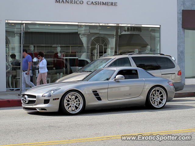 Mercedes SLS AMG spotted in Beverly Hills, California
