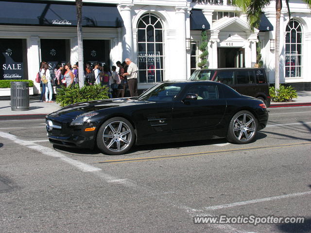 Mercedes SLS AMG spotted in Beverly hills, California