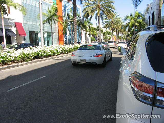 Mercedes SLS AMG spotted in Beverly hills, California