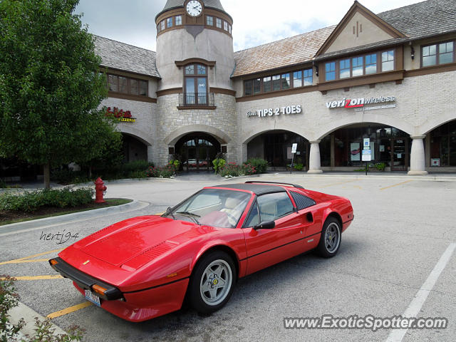 Ferrari 308 spotted in Lake Forest, Illinois