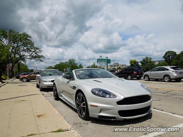 Aston Martin DBS spotted in Highland Park, Illinois
