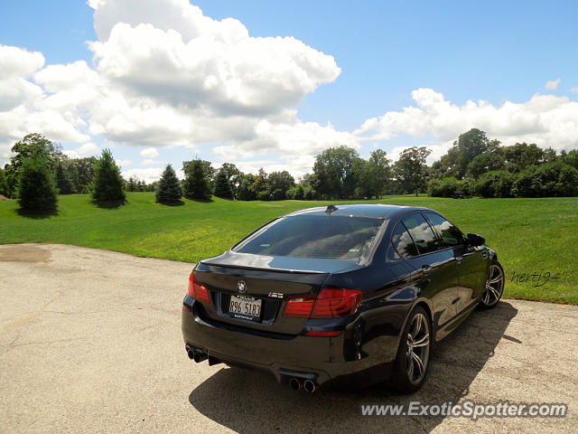 BMW M5 spotted in Glencoe, Illinois