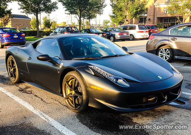 Ferrari 458 Italia spotted in Westerville, Ohio